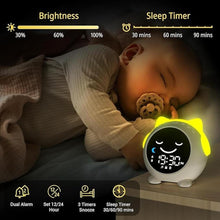 Load image into Gallery viewer, White Noise Machine & Alarm Clock, Kids Alarm Clock with Night Light & Nap Timer,Sound Machine for Baby Kids Adult with Night Light (V1)