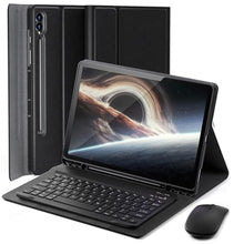 Load image into Gallery viewer, Case Keyboard for Samsung Galaxy Tab S10 Ultra / S9 Ultra 14.6 inch / S8 Ultra 14.6 inch - Mouse and Detachable Keyboard with S Pen Holder - Black
