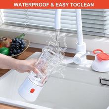 Load image into Gallery viewer, Portable Blender, 25oz Personal Blender for Smoothies and Shakes with 6 Blades, USB C Rechargeable Mini Personal Size Blenders,Fruit Juice Mixer for Home/Office/Travel/Gym (Black)