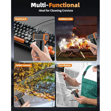 Load image into Gallery viewer, Compressed Air Duster, 130000PRM Cordless Electric Air Duster with LED Light, Multi-Gear Adjustment Mini Blower with Rechargeable Battery, Dust Blower for Car, Computer, Keyboard, Outdoors, House