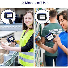 Load image into Gallery viewer, Mini Handheld Inkjet Printer, E12 Portable Handheld Inkjet Printer Gun 0.5 inch with 42ml Black Ink Cartridge for Text QR Barcode Batch Number Logo Date Label Printer