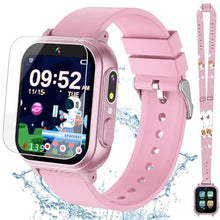 Load image into Gallery viewer, Kids Waterproof Smart Watch Girls Toys Age 6-8, Kids Watch with 32 Games Dual Camera HD TouchScreen Music Habit Tracking Alarm Pedometer Christmas Birthday Gifts Ideas for Girls 3-12 Year Old(Pink)
