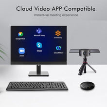 Load image into Gallery viewer, Panoramic 180° Video Camera, Immersive Video Conference Experience, both Overall and Speakers’ Close-up view, 1080P Webcam for Huddle Room and Homebased Office, Plug and Play with Micro SD Card Slot