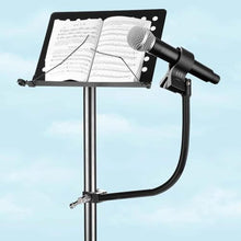 Load image into Gallery viewer, Mippko Gooseneck Microphone Stand,19.69" Flexible Adjustable Arm Super Crab Clamp Mic Clip 3/8"-16 to 5/8"-27 Adapter Mount,Compatible with Shure/Fifine / AT2020 / Pyle/Blue Snowball/Razer