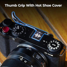 Load image into Gallery viewer, SmallRig Thumb Grip with Hot Shoe Cover for FUJIFILM X-M5 (Black) - 4878