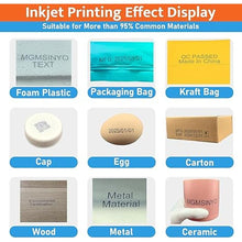 Load image into Gallery viewer, Upgrade Handheld Inkjet Printer Gun with 0.5 Inch / 12.7mm Print Height Portable for EXP Date Batch Number QR Code Barcode Logo Picture Printing on Any Surfaces (GM#01)