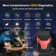 Load image into Gallery viewer, HUMZOR Z50 Bluetooth OBD2 Scanner – Car Diagnostic Tool for iPhone & Android. Diagnose Check Engine Lights, Clear Codes, Read Real-time Data. No Subscription fee. Works with Most Vehicles 1996+
