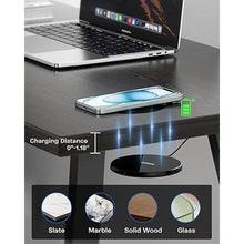 Load image into Gallery viewer, Invisible Wireless Charger, 0-30mm Under Desk Wireless Charger, Dual Uses On or Hidden Under Table Charging Pad for Nightstand for iPhone 16/16 Plus/16 Pro Max/15/14/13/Samsung/Android Phone