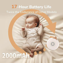 Load image into Gallery viewer, Baby Sound Machine, Vipdeer White Noise Sound Machine for Baby, Travel and Portable Sound Machine with Night Light, Built in Cry Sensor, 8 Soothing Sound, Powerful Rechargeable Battery