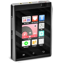 Load image into Gallery viewer, 2.8'' MP3 Player with Bluetooth 5.3, 64GB HiFi MP3 Player Bluetooth with Touch Screen, Portable Digital Audio Music Player with FM Radio Voice Recorder E-Book Earphones Included, Support Up to 128GB