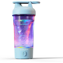 Load image into Gallery viewer, JOTER & LIBEAR Electric Shaker Bottle, Portable USB Rechargeable Protein Shake Mixer, Shaker Bottles for Protein Mixes and Meal Replacement Shakes, BPA Free, Waterproof, 25 oz (Blue)