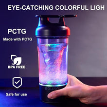 Load image into Gallery viewer, JOTER & LIBEAR Electric Shaker Bottle, Portable USB Rechargeable Protein Shake Mixer, Shaker Bottles for Protein Mixes and Meal Replacement Shakes, BPA Free, Waterproof, 25 oz (Blue)