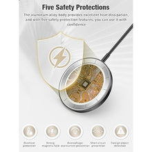 Load image into Gallery viewer, 3 in 1 Magnetic Wireless Charging Pad for iPhone 12-16 Series, Charging Pad for Multiple Devices Mag Safe Wireless Charger Pad for Apple Watch 9/8/7/6/5/4/3/2/SE & AirPods 3/2/Pro Black