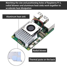Load image into Gallery viewer, GeeekPi AI HAT+ Build-in Hailo AI Accelerator with Metal Case & Active Cooler for Raspberry Pi 5 (26 Tops)
