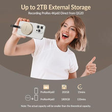 Load image into Gallery viewer, GiGimundo GQ20 Ultra-Slim Magnetic Portable SSD 512GB - Max 20Gbps High-Speed, Compact Stylish USB-C External Drive for Windows, Mac, Android – Round Design, Fast File Transfer
