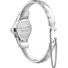 Load image into Gallery viewer, Bulova Ladies Limited Edition American Girl 2 Hand Silver Stainless Steel Quartz Bangle Watch Style:96L333