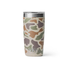 Load image into Gallery viewer, YETI Rambler 10 oz Tumbler, Stainless Steel, Vacuum Insulated with MagSlider Lid, Tan Camo