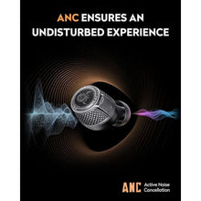 Load image into Gallery viewer, GravaStar Sirius Plus True Wireless Earbuds, Bluetooth 5.3 Active Noise Cancellation ANC Headphones, 28H Playtime, ENC Clear Call, IPX4 for Sports/Work, Customization App for iOS/Android-Yellow