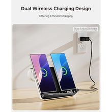 Load image into Gallery viewer, Charging Station for Samsung Watch, Dual Wireless Charger for Samsung S25 Ultra/S25+/S25/S24/S23/S22/S21/Z Flip/Z Fold, for Galaxy Watch 7/Ultra/6/5/4/3, SwanScout 710S