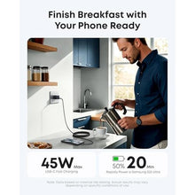 Load image into Gallery viewer, Anker Nano 45W Type C Charger Fast Charging, Compact and Foldable Plug USB C Charger Block for Samsung Galaxy S25 Ultra/S24 Series, iPhone 16 Series, MacBook, Pixel 9, iPad (6 ft Cable Included)