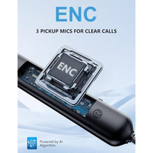 Load image into Gallery viewer, Active Noise Cancelling Headphones, Wireless V5.3 Bluetooth Headphones with 3 AI Mics ENC, In-ear Magnetic Neckband Earbuds 60Hrs Playtime, IPX6 Sweatproof ANC Earphones for Travel Home Office