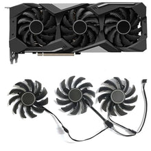 Load image into Gallery viewer, PLD08010S12HH 78mm DC 12V 0.35A 4Pin RX5700 GPU Cooler for Gigabyte Radeon RX 5500 5600 5700 XT Graphics Card Fan Cooling