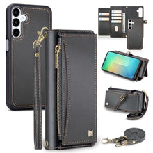 Load image into Gallery viewer, BLISLIAR for Samsung Galaxy S25 Plus Wallet Case with Card Holder Crossbody Wallet Strap, RFID Blocking Magnetic PU Leather Shockproof Protective Cover Samsung Galaxy S25 Plus Case 6.7 ,Black