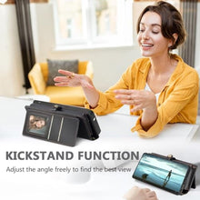 Load image into Gallery viewer, BLISLIAR for Samsung Galaxy S25 Ultra Wallet Case with Card Holder Crossbody Wallet Strap, RFID Blocking Magnetic PU Leather Shockproof Protective Cover Samsung Galaxy S25 Ultra Case 6.9 ,Black