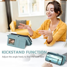 Load image into Gallery viewer, BLISLIAR for Samsung Galaxy S25 Wallet Case with Card Holder Crossbody Wallet Strap, RFID Blocking Magnetic PU Leather Shockproof Protective Cover Samsung Galaxy S25 Case 6.1 ,Blue