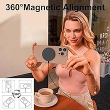 Load image into Gallery viewer, Magnetic Wireless Charger, 15W Max Magnet Fast Charging Pad for iPhone 16 Pro Max/16 Pro/16 Plus/16/15/14/13/12, Slim Mag Quick Charger with USB-A & USB-C Charging Port(Black-2 Pack)