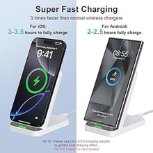 Load image into Gallery viewer, Moto G Power 5G 2024 Wireless Charger for Motorola Edge/Razr 2024,Moto G Stylus 5G 2024,15W Fast Wireless Charging Stand for iPhone 16 15,Samsung Galaxy S24 Ultra S24FE S23 S22,Google Pixel 9 Pro 8a 7