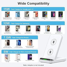 Load image into Gallery viewer, Moto G Power 5G 2024 Wireless Charger for Motorola Edge/Razr 2024,Moto G Stylus 5G 2024,15W Fast Wireless Charging Stand for iPhone 16 15,Samsung Galaxy S24 Ultra S24FE S23 S22,Google Pixel 9 Pro 8a 7