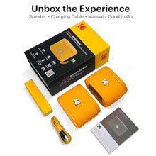 Load image into Gallery viewer, KODAK SOUNDBRIX Bluetooth Speaker with HD Sound Portable Wireless IPX4 Water Resistant Upto 5H Playtime V5.4 for Home Party Outdoor Beach Electronic Gadgets (Overload Orange, Double Speaker)