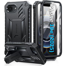 Load image into Gallery viewer, FNTCASE for iPhone 16e Phone Case: Military Grade Drop Proof Protection Mobile Cover with Kickstand | Matte Textured Rugged Shockproof TPU | Protective Sturdy iPhone 16e Cases 2025 - Green