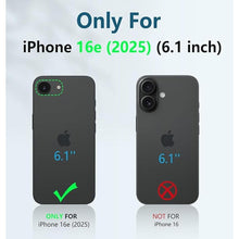 Load image into Gallery viewer, FNTCASE for iPhone 16e Phone Case: Military Grade Drop Proof Protection Mobile Cover with Kickstand | Matte Textured Rugged Shockproof TPU | Protective Sturdy iPhone 16e Cases 2025 - Green