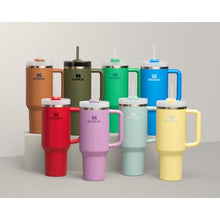 Load image into Gallery viewer, STANLEY Quencher H2.0 Tumbler with Handle and Straw 40 oz | Flowstate 3-Position Lid | Cup Holder Compatible for Travel | Insulated Stainless Steel Cup | BPA-Free | Chili Red