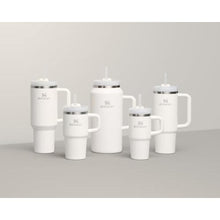 Load image into Gallery viewer, STANLEY Quencher H2.0 Tumbler with Handle and Straw 20 oz | Flowstate 3-Position Lid | Cup Holder Compatible for Travel | Insulated Stainless Steel Cup | BPA-Free | Frost