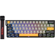 Load image into Gallery viewer, EPOMAKER Aula WIN60 HE 60% Wired Magnetic Keyboard with Adjustable Actuation, 8000 Hz Polling Rate, Hall Effect Switches, Hot-Swap, for FPS Games (Grey&Yellow)