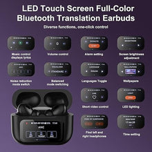 Load image into Gallery viewer, Language Translator Earbuds, Translation Earbuds Supports 138 Languages Online Translation Real Time with Offline Translator,Translator Earbuds Fit for iOS & Android A9