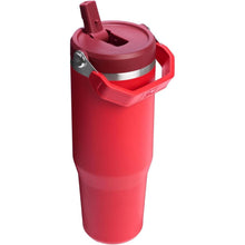Load image into Gallery viewer, Stanley IceFlow 2.0 Flip Straw Tumbler with Handle 30 oz | Twist On Lid and Flip Up Straw | Leak Resistant Water Bottle | Insulated Stainless Steel | BPA-Free | Chili Red
