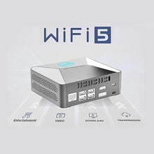 Load image into Gallery viewer, Mini PC, Mini Computer with Celeron N6000 8GB DDR4 256GB M.2 SSD, Mini Desktop Computer with Fan, 4K UHD Triple Display/Dual DDR4/Dual SSD/BT/Wifi/RJ45/DP/Type C