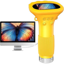 Load image into Gallery viewer, T TAKMLY Digital Microscope Camera Portable Handheld Magnifying Glass with Light, 2.0 inch Screen USB Magnifier for Coins Adults Kids, 200w Pixel, 1000x Magnification, Compatible with Windows, Mac OS