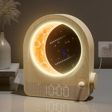 Load image into Gallery viewer, Sunrise Alarm Clocks for Bedrooms, Stepless Dimmable Moon Lamp Dual Alarm Clock Wake Up Light with Sunrise Simulation 30/60/90min Timer with 10 Natural Sounds Sleep Aid, Night Light for Kids