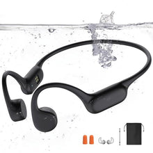 Load image into Gallery viewer, Dnniakm Swimming Headphones,Bone Conduction Headphones Bluetooth 5.4,IPX8 Waterproof,32G Memory Sports Headphone,Underwater Headphone with MP3-Player for Swim,Open Earphones for Swimming (Black X20)