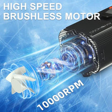 Load image into Gallery viewer, AI Portable Personal Waist Neck Rechargeable Fan, 3-Speed ??10000RPM Brushless Motor Desktop Fan Hands-Free Neck Hanging Fans, 20-Hour Runtime, Wearable Portable Fans for Camping and Worksites