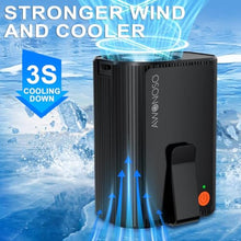 Load image into Gallery viewer, AI Portable Personal Waist Neck Rechargeable Fan, 3-Speed ??10000RPM Brushless Motor Desktop Fan Hands-Free Neck Hanging Fans, 20-Hour Runtime, Wearable Portable Fans for Camping and Worksites