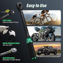 Load image into Gallery viewer, 1/4 & 1/2 & 3/8 Drive Torque Wrench, 3PCS Torque Wrench Set, 4-20 ft.lb, 5-45 ft.lb, 15-165 ft.lb, Dual-Direction Adjustable Torque Wrench for Bicycle, Motorcycle, Car Maintenance