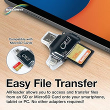 Load image into Gallery viewer, BoxWave Smart Gadget Compatible with Xhorse VVDI Key Tool Max - AllReader SD Card Reader, microSD Card Reader SD Compact USB - Jet Black