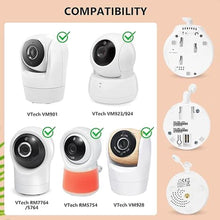 Load image into Gallery viewer, Adjustable Baby Monitor Mount for VTech VM901/VM924/VM928/VM923/RM7764/RM5764/RM5754 Baby Monitor, Flexible Tripod Holder for Crib, with Non-Slip Silicone, Tool-Free Installation