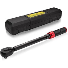 Load image into Gallery viewer, Toolwiz 3/8-Inch Drive Click Torque Wrench, 5-45 Ft-Lb/6.8-61 Nm Torque Wrench Dual Direction Adjustable 72 Tooth Torque Wrenches for Bike, Motorcycle, Car Repair, Home Maintance